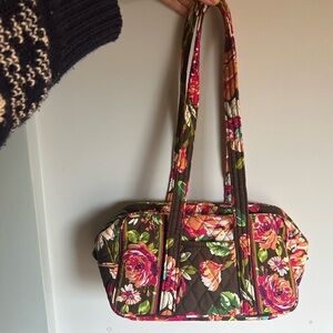 Vera Bradley Retried Pattern English Rose Quilted Tote Medium